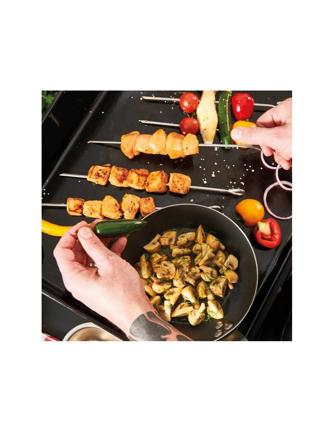 10 BROCHETTES INOX L 35cm -DE BUYER – Image 2