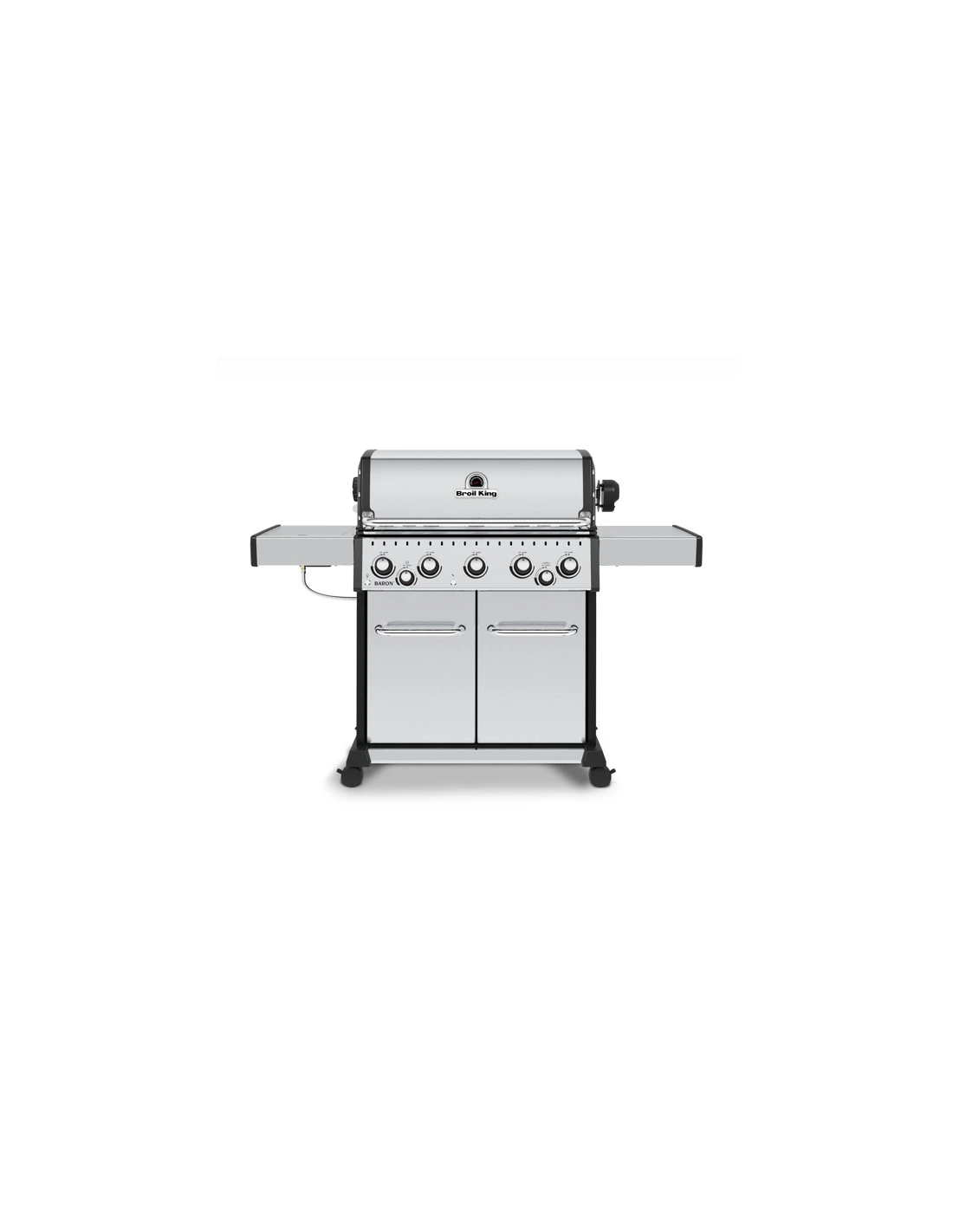 BARBECUE GAZ BARON S590 IR +RÔTISSOIRE+ PLANCHA-BROIL KING