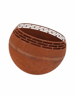 BRASERO BOULE ACIER ROUILLE