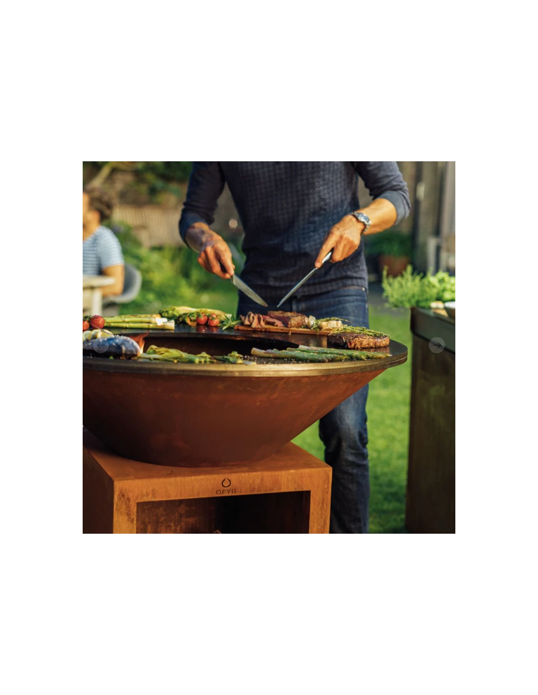 BRASERO OFYR CLASSIC STORAGE 100 CORTEN – Image 4