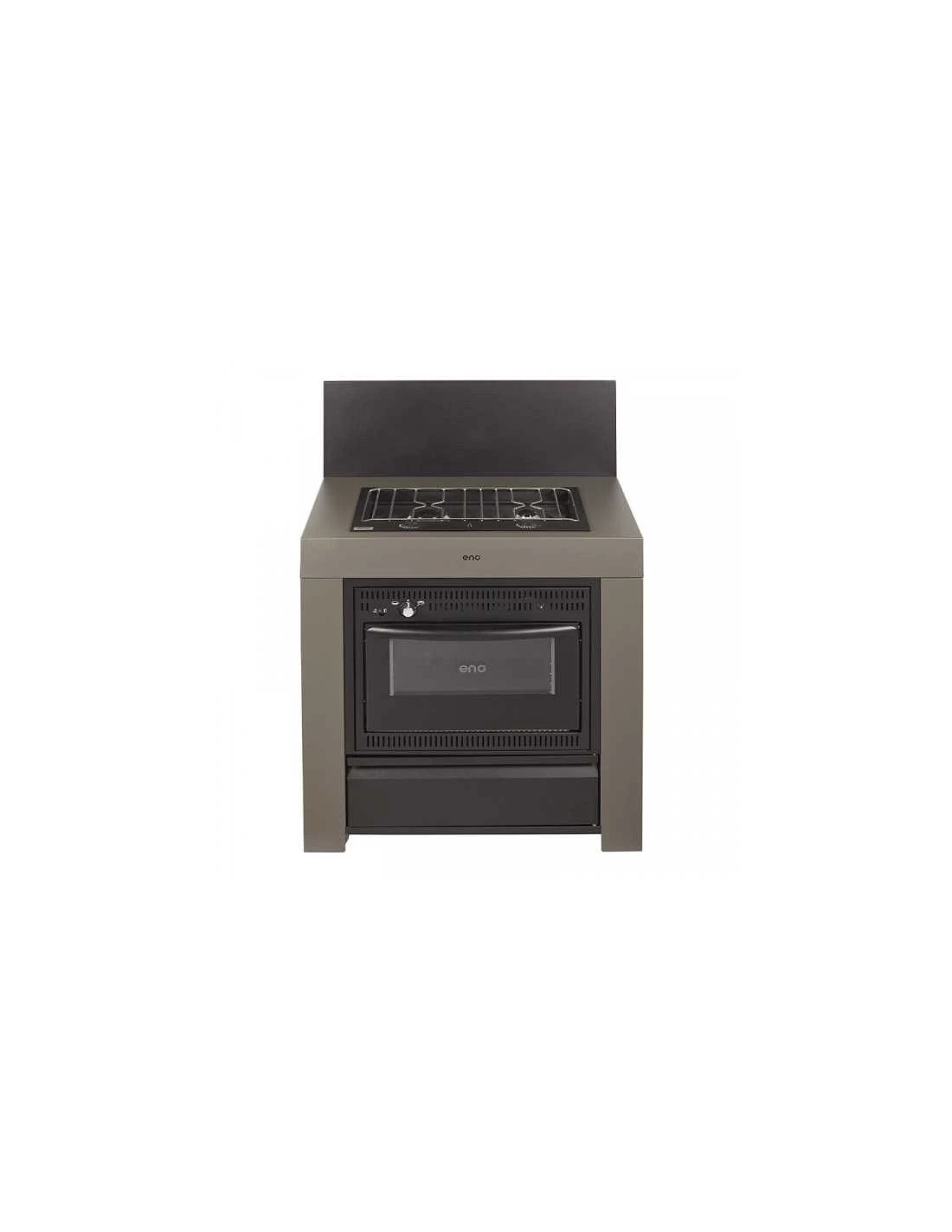 ENO MODULO COMBINE PLAQUE DE CUISSON ET FOUR ACIER GRIS CARGO
