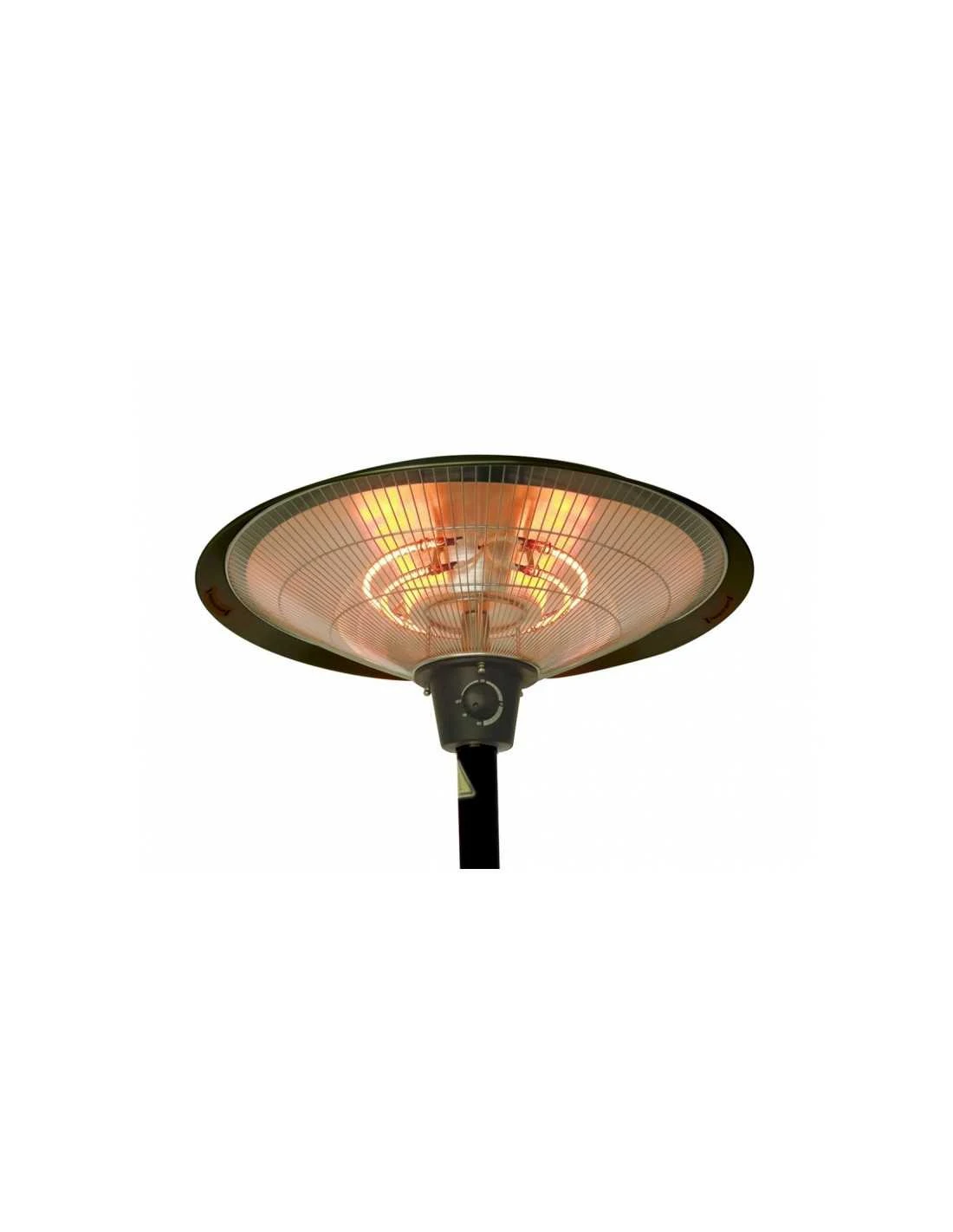 PARASOL CHAUFFANT ELECTRIQUE MILAN NOIR – Image 2