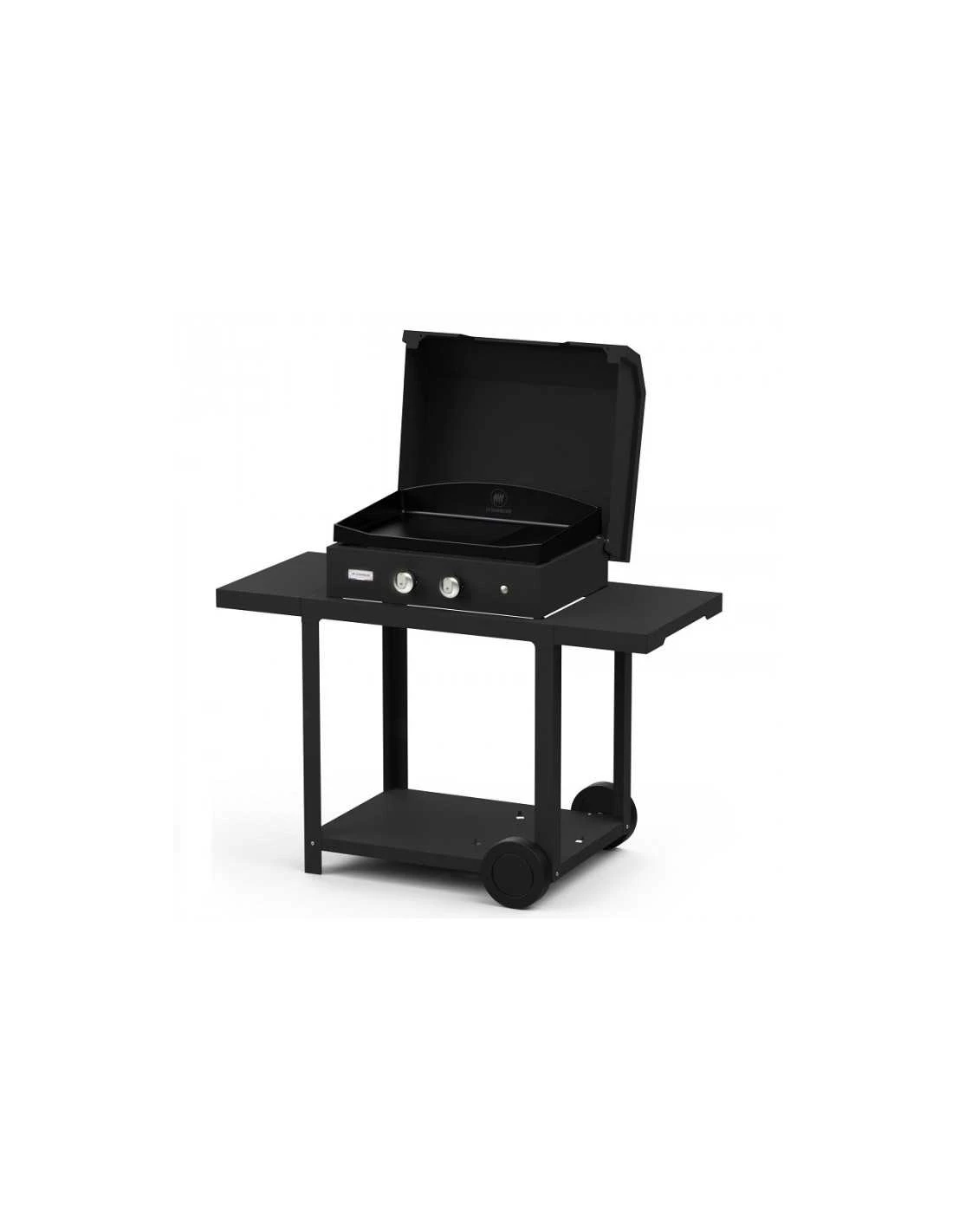 PLANCHA PURE GRILL NOIRE 260 + DESSERTE+COUVERCLE – Image 2