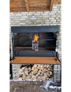 PLANCHE BOIS DE PRESENTATION + DECOUPE POUR BRAAI 800