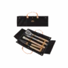 SET 4 USTENSILES POUR BARBECUE - SAC JEAN