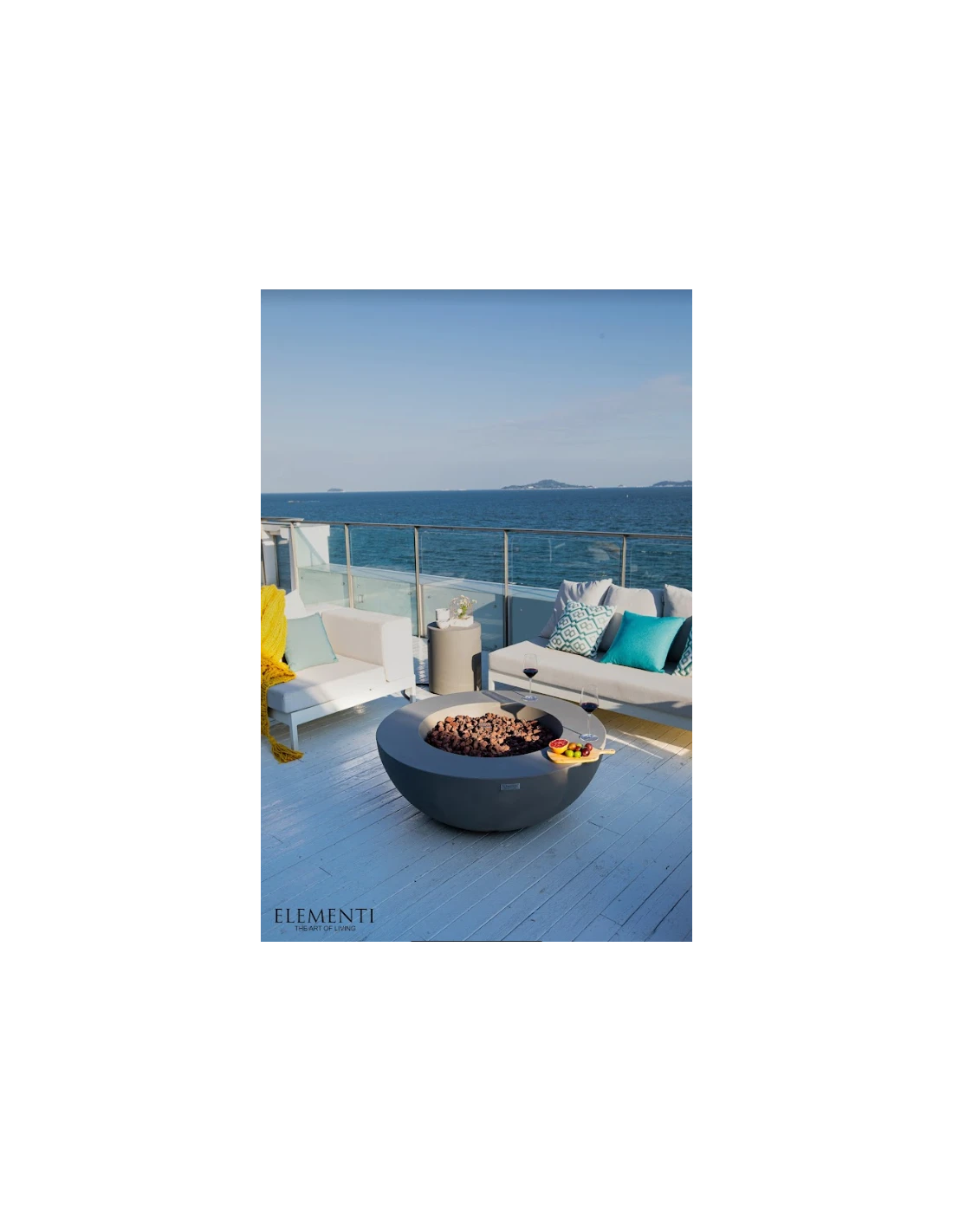 BRASERO GAZ LUNAR BOWL FULL OPTION - ELEMENTI